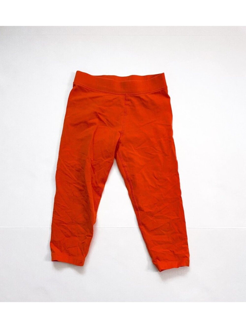 Primary Cropped Orange Leggings, Size 10